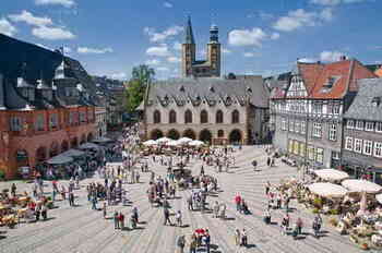 Marktplatz i Goslar, Harzen